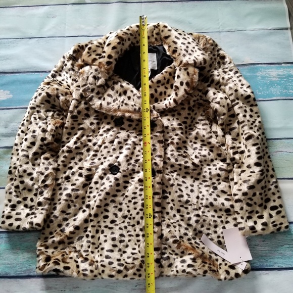 Avec Les Filles Leopard Oversize Car Coat NEW - Picture 4 of 8